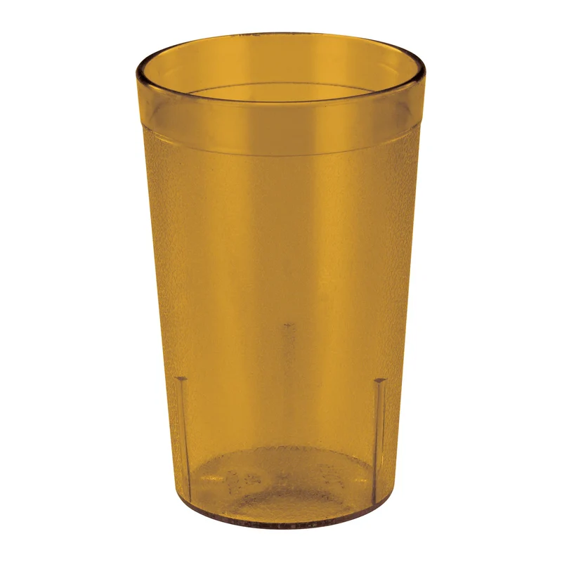Pebbled Tumblers, Amber 9-1/oz, 12 pack (PTP-09A)