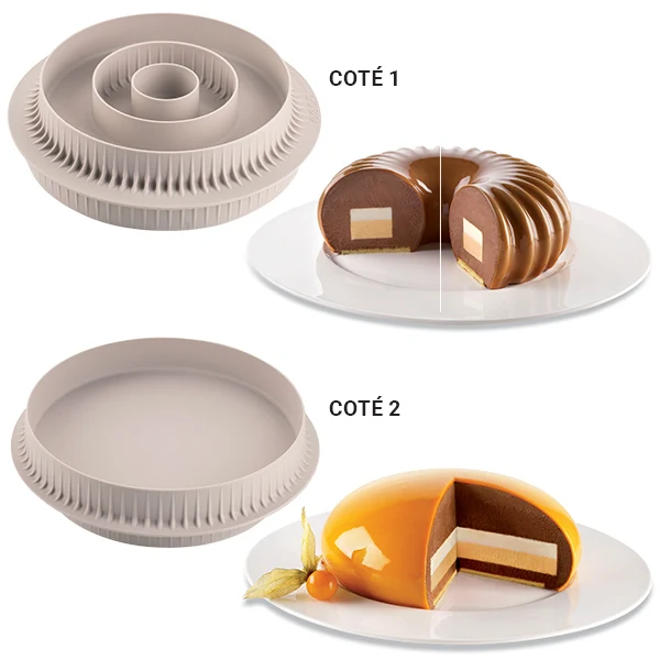 Moule à inserts rond 3 diamètres Silikomart