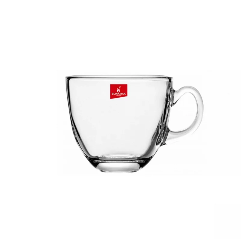 BlinkMax,KTZB120, Glass Small Coffee Tea Cup, 80ml x 12pcs