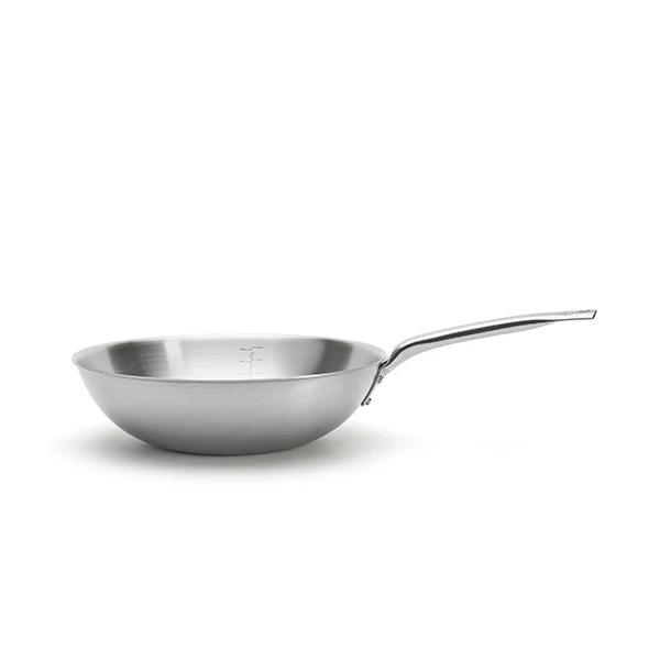 Wok tout inox Alchimy 32 cm De Buyer