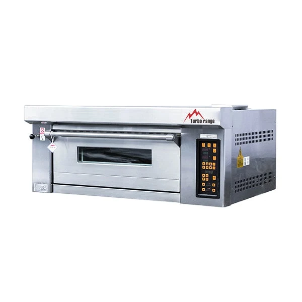 Turbo Range Electric Single Deck Oven W/Stone Plate, 53.2"W x 38"H x 22"D