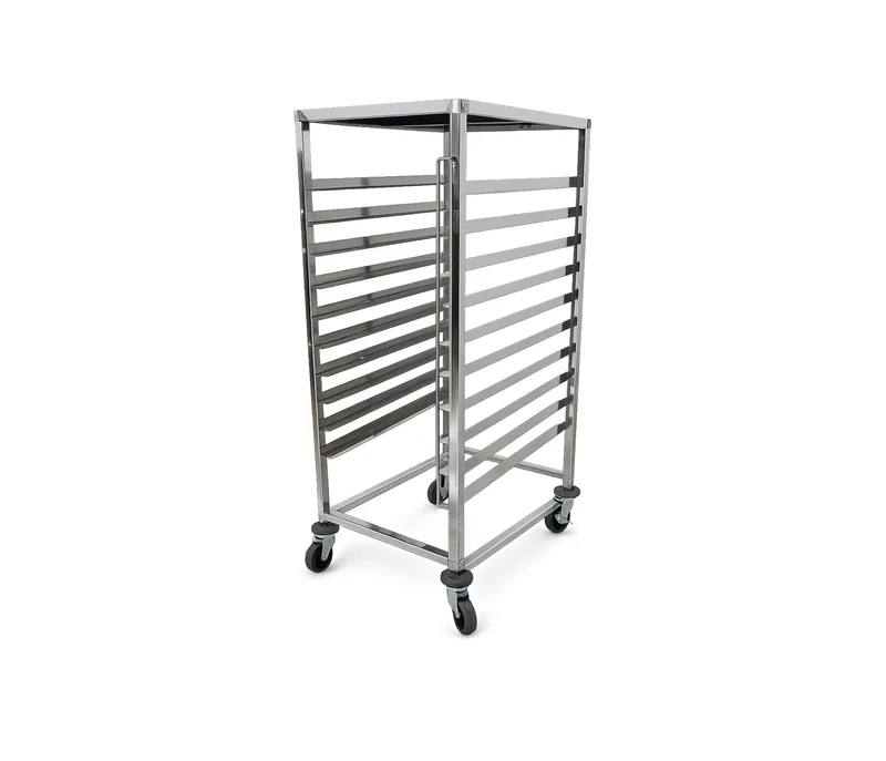 Chefco, 10-Tiered Stainless Steel Sheet Pan Rack with Brakes (SSPR-10FKD-218)