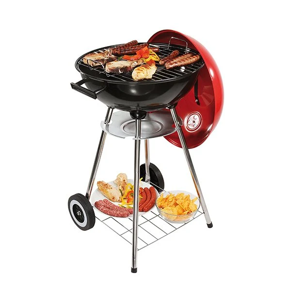 Barbecue à charbon rouge 41 cm Livoo