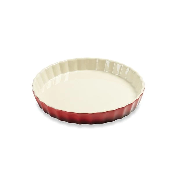 Moule à tarte en céramique 24 cm rouge Mathon