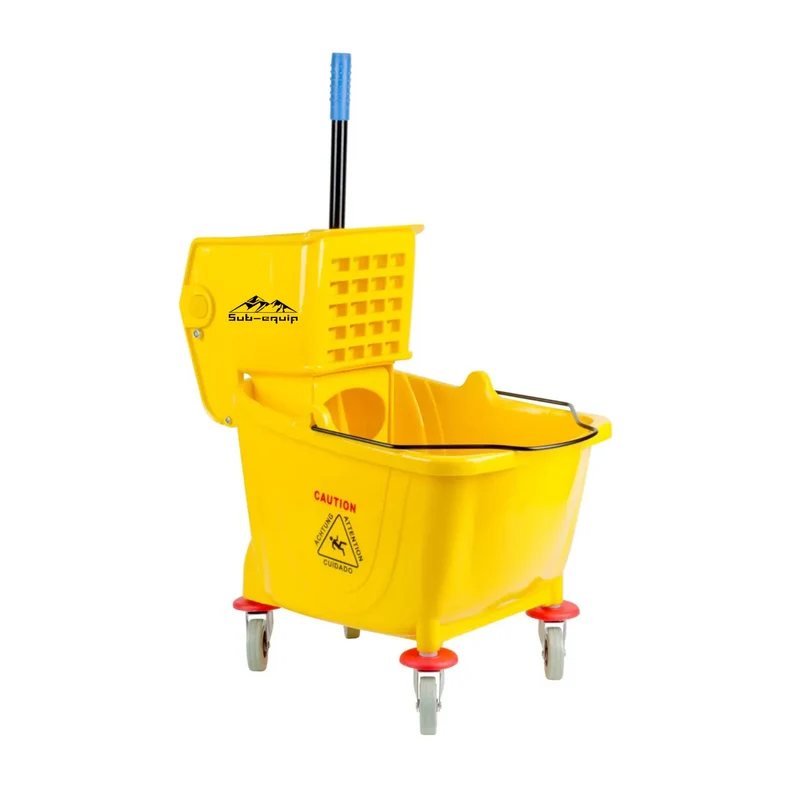 Sub-equip SE-MP36QT, Mop Bucket with Wringer 36 Qt, Yellow