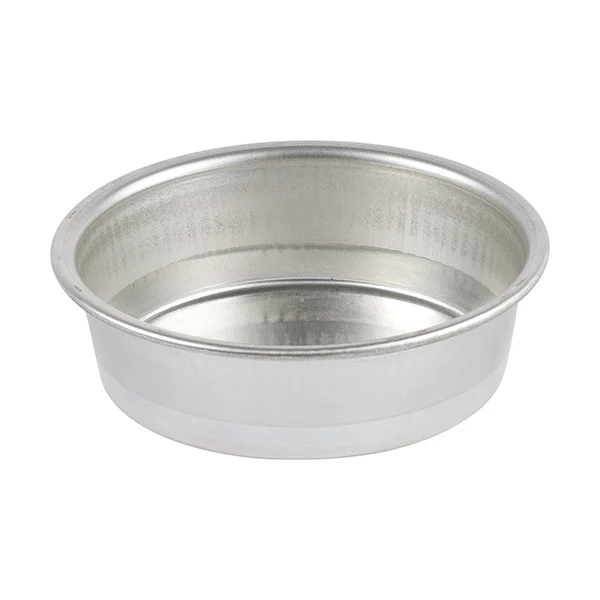 Moule à manqué rond uni en fer blanc bordé 28 cm Gobel