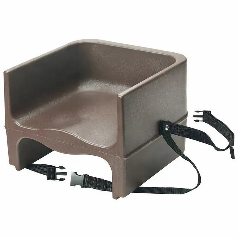Sub-equip, JD-9903-C, Booster Seat, Plastic, Single-Sided, 3-Way Strap, Brown