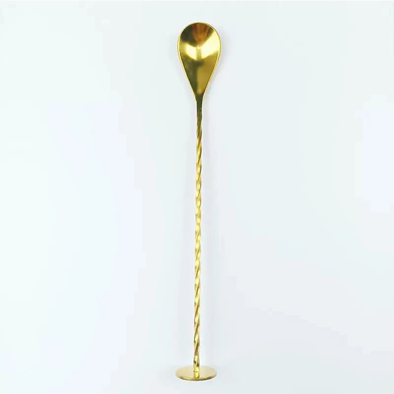 CHEFCO,BPS-10G,10 " Long Handle Drink Stirrer, Gold