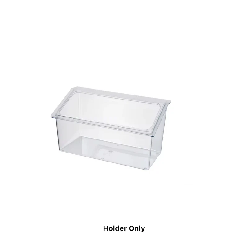 Chilled Condiment Server, rectangle steam pan holder, fit for 2 pcs 1/6 Size steam pans, holder only