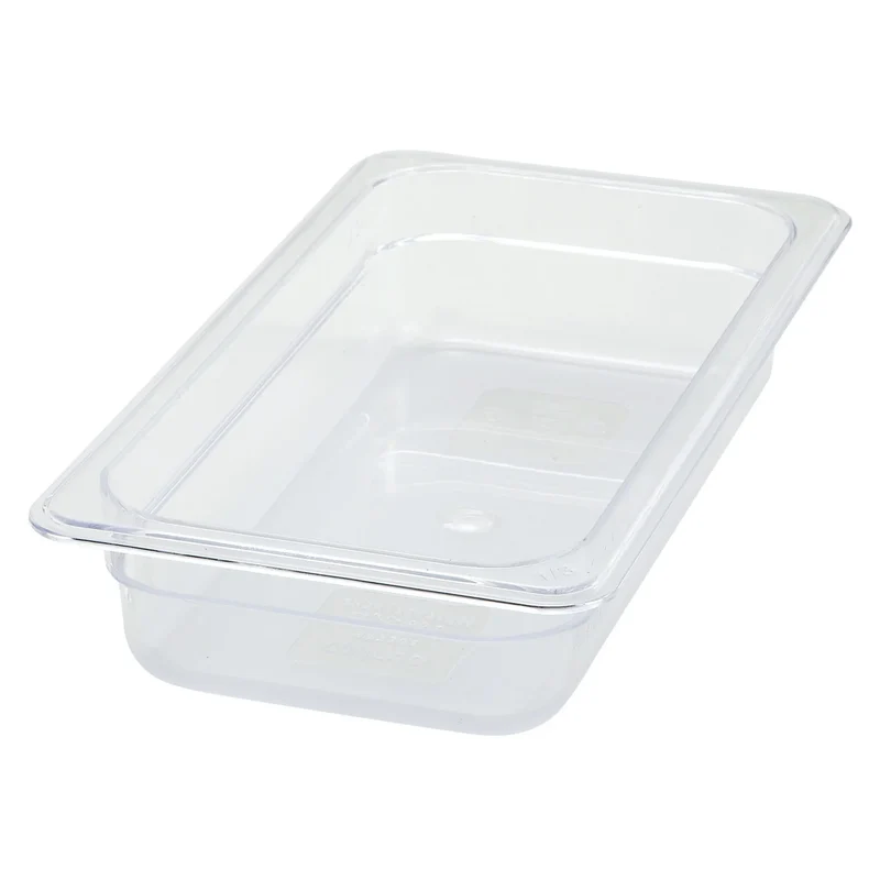 Food Pan, 1/3 size,2-1/2" Depth,PC,Clear,Sub-equip