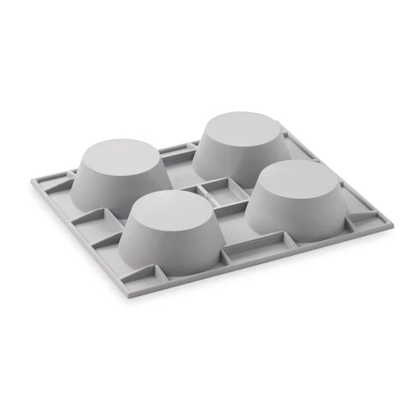 Elastomoule 4 muffins De Buyer