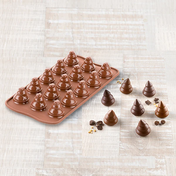 Moule silicone 15 Choco Tree Silikomart