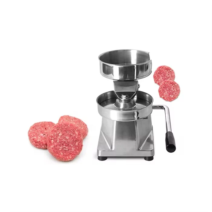 Chefco, CBP-031, Manual Burger Press, Meat Patty Maker, Meat Processing Machinery with Gear Components