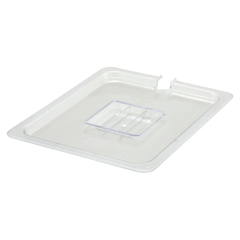 Sub-equip, Polycarbonate Food Pan Cover, Slotted, Clear - Half size