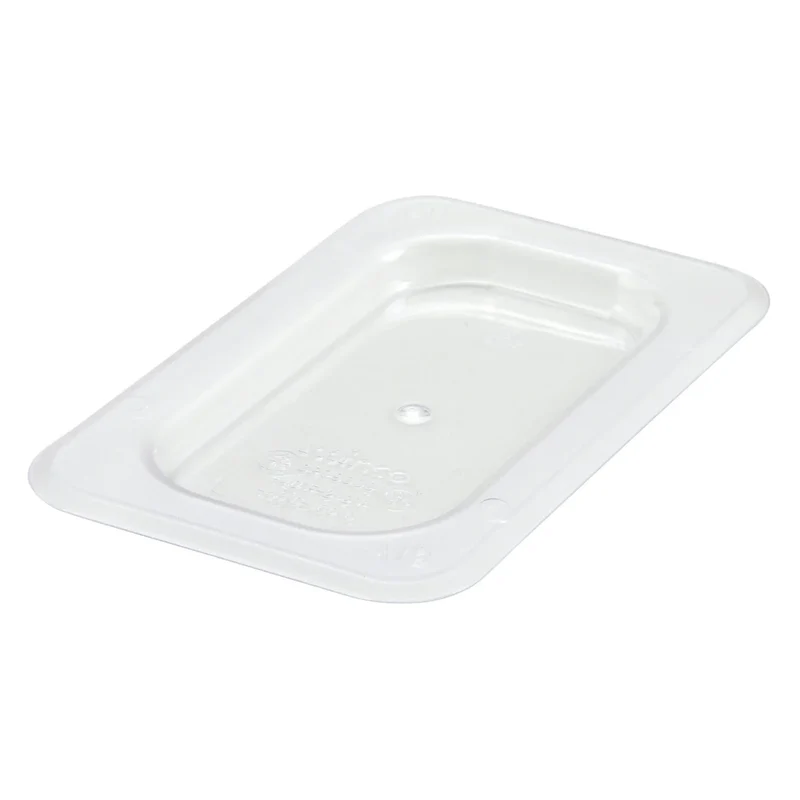 Sub-equip, Polycarbonate Food Pan Cover, Solid, Clear - 1/9 size