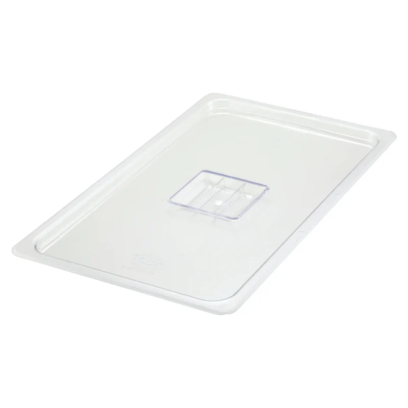 Sub-equip, Polycarbonate Food Pan Cover, Solid, Clear - Full size