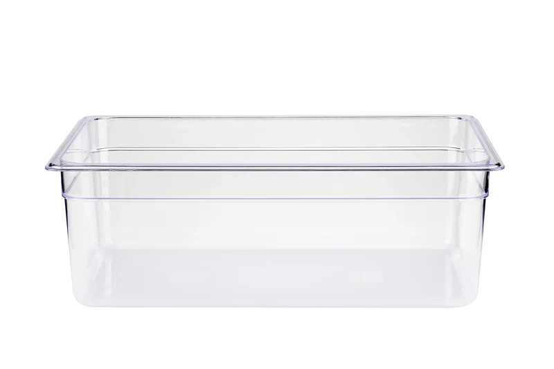 Sub-equip, Full Size 7-1/2" Depth Clear Polycarbonate Food Pan (25.6L Capacity)