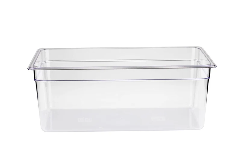 Sub-equip, Full Size 5-1/2" Depth Clear Polycarbonate Food Pan (19.5L Capacity)