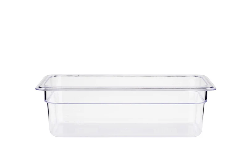 Sub-equip, Full Size 3-1/2" Depth Clear Polycarbonate Food Pan (13L Capacity)