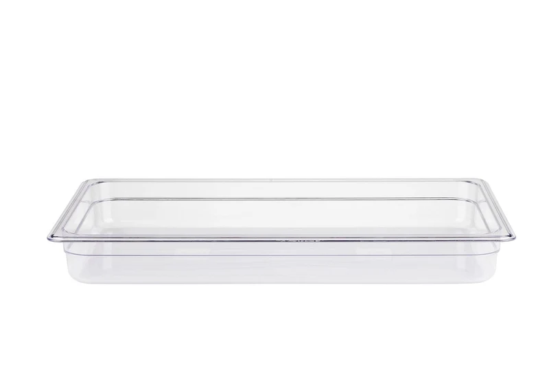 Sub-equip, Full Size 2-1/2" Depth Clear Polycarbonate Food Pan (8.5L Capacity)