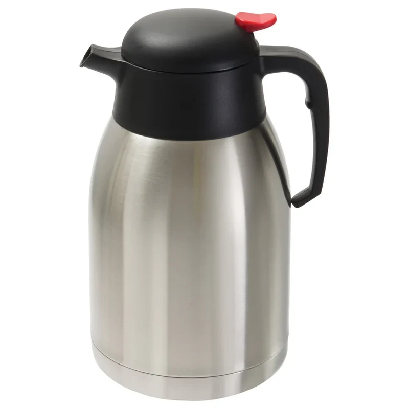 CHEFCO,CF-2.0L, 2.0L Carafe,with Push Button Top, S/S