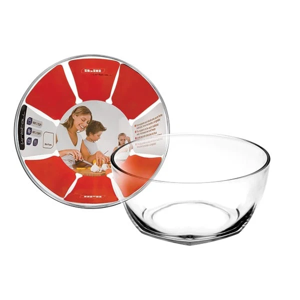 Saladier en verre Kristall 21 cm Ibili