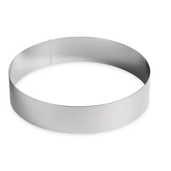 Cercle à vacherin inox 28 cm Gobel