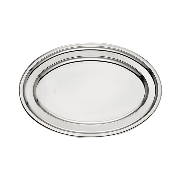 Plat ovale en inox England 40 cm Inoxriv