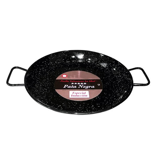 Plat à paëlla émaillé induction 38 cm
