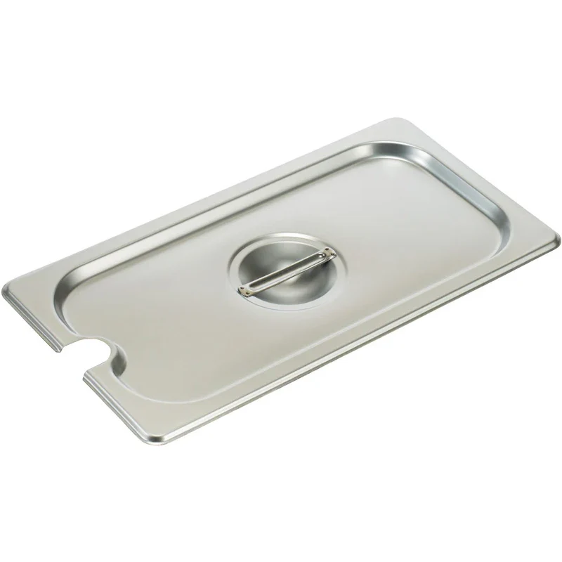 Sub-equip,SPF-13HH,Steam Table Pan Cover, Slotted, S/S304, 24 gauge, 1/3 Size