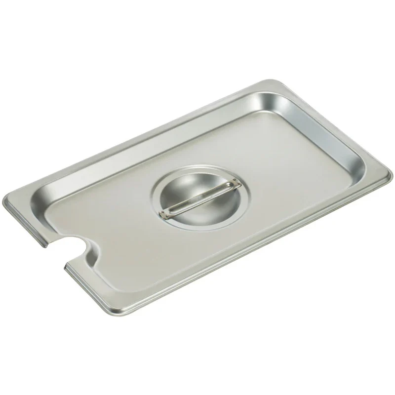 Sub-equip,SPF-14HH,Steam Table Pan Cover, Slotted, S/S304, 24 gauge, 1/4 Size