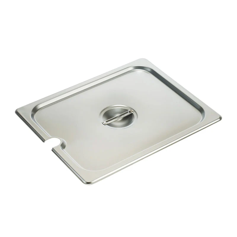 Sub-equip,SPF-12HH,Steam Table Pan Cover, Slotted, S/S304, 24 gauge, 1/2 Size