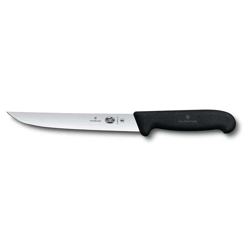 Victorinox 5.2803.18 Semi-Flexible Fillet Knife w/ 7" Blade, Black Fibrox® Pro Handle