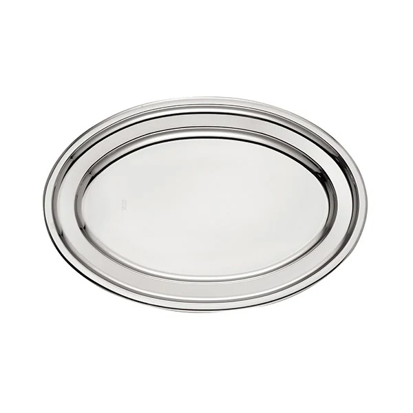 Plat ovale en inox England 50 cm Inoxriv