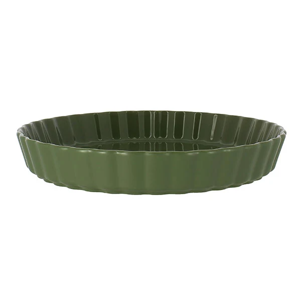 Moule à tarte Octave en grès vert 29 cm Menastyl