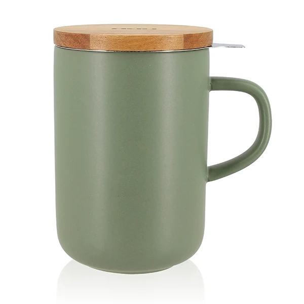 Tisanière mug Juliet en grès amande 475 ml Ogo