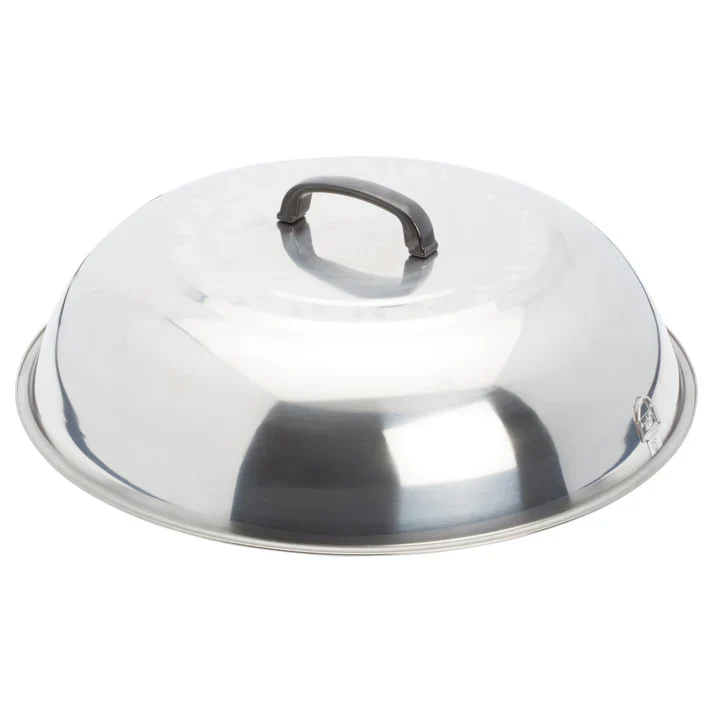 WKCS-18-Stainless Steel Wok Cover - 17-3/4"