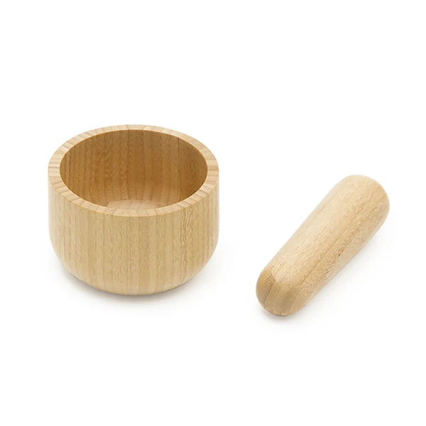 Set pilon et mortier bambou Pebbly