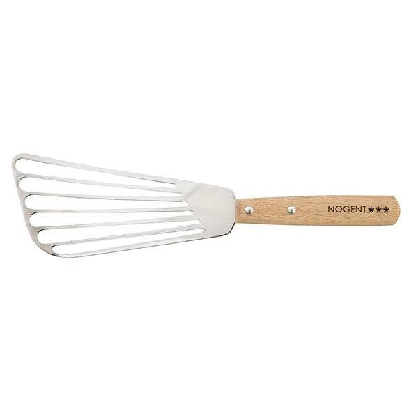 Pelle de cuisine 16 cm ajourée manche bois de hêtre Nogent