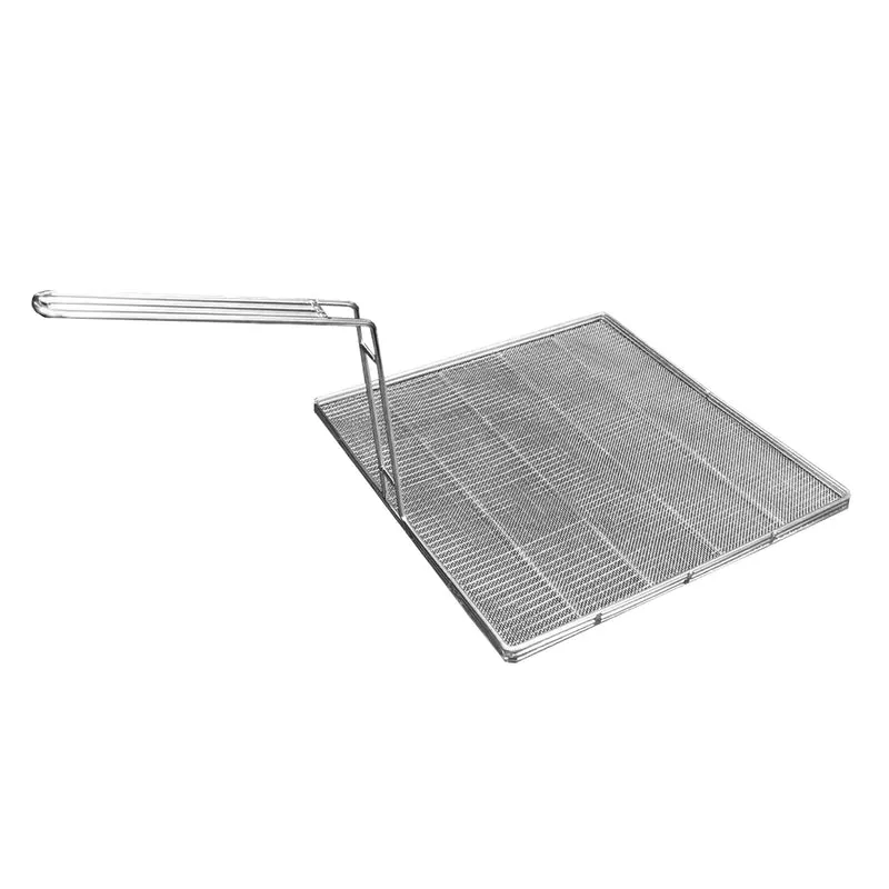 Chefco, MFS-3434, Stainless Steel Mesh Deep Fryer Filter/ Screen with handle, 13.5" x 13.5"