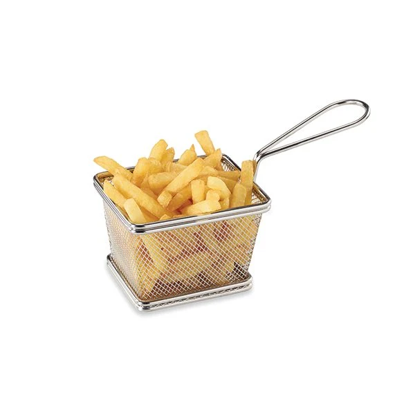 Panier à frites individuel en inox Mathon