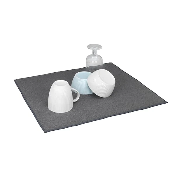 Tapis égouttoir microfibres gris Wenko by Maximex