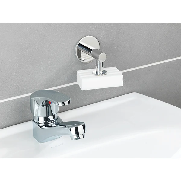 Porte-savon magnétique inox Wenko by Maximex
