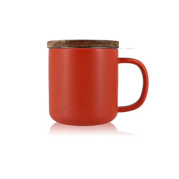 Tisanière mug Juliet en grès paprika 300 ml Ogo