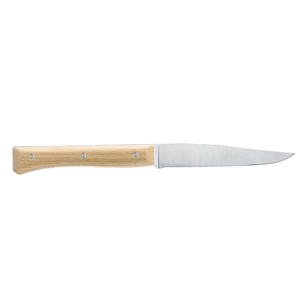Coffret de 4 couteaux de table à lame lisse Facette frêne Opinel
