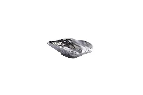 Pampa Bay Porcelain Small Oyster Bowl, Silver