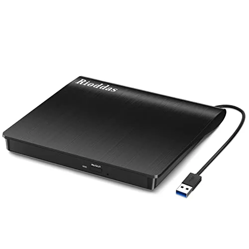 External Portable USB CD Drive Rewriter Burner