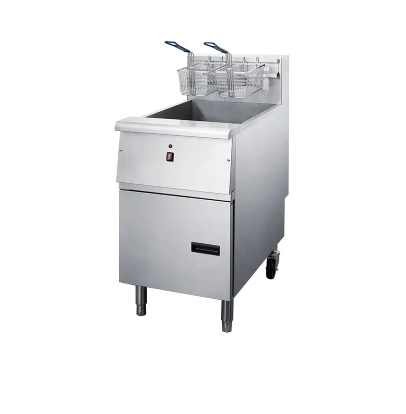 Commercial Professional 18KW Vertical 2 Basket Fried Furnace Electric Deep Fryer (NTG18E)