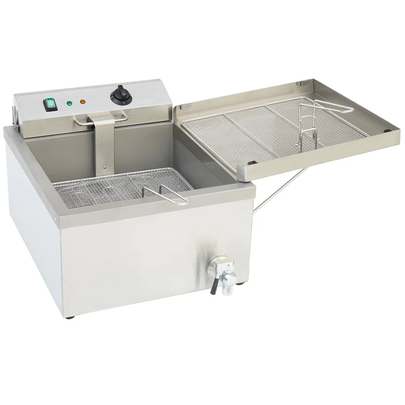 Turbo Range, 25 Lb Electric Funnel Cake / Donut Fryer-1750W