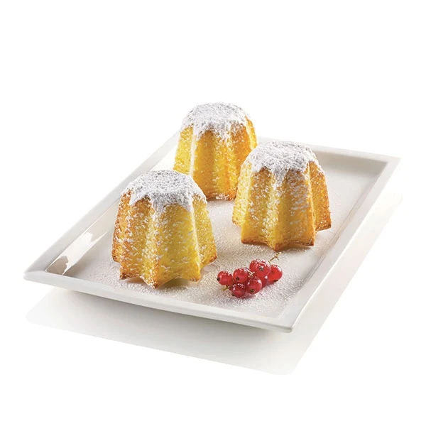 Moule 6 mini-pandoro en silicone Silikomart